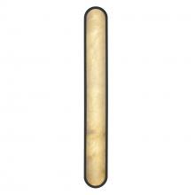 Trans Globe LED-22656 BK - 36" ALABASTER CIRCLR SCONCE-BK